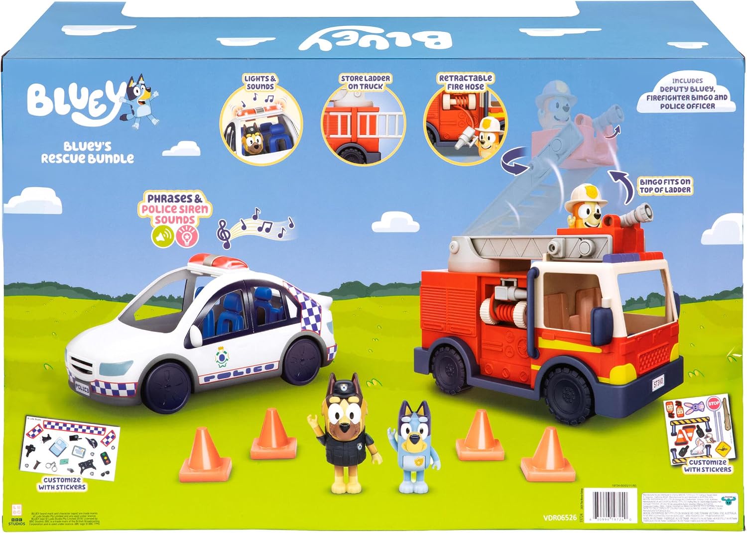 Detalle 2 de Bluey Rescue Playset with 3 Figures