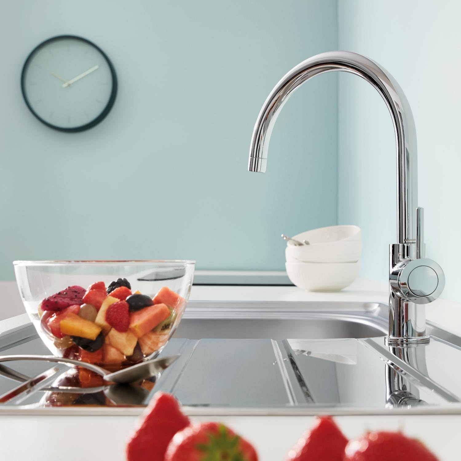 Thumbnail 1 de GROHE Start Classic 31553001 – Rubinetto monocomando per lavello, beccuccio C, rotazione 360°