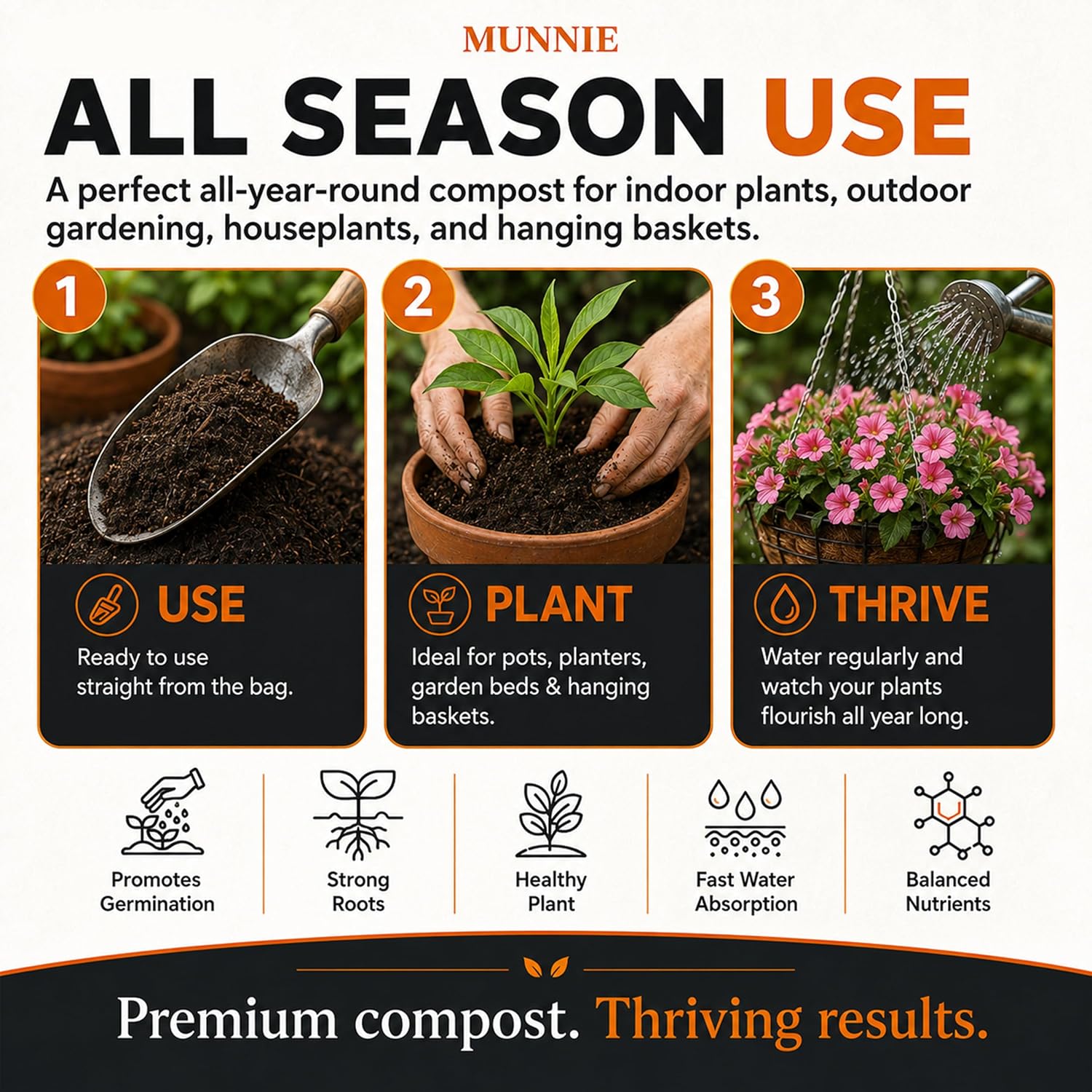Thumbnail 2 de Munnie 60L Multi-Purpose Compost Soil Bag