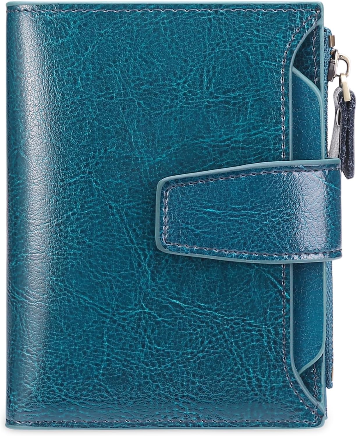 Detalle 2 de SENDEFN Women's RFID leather compact bi-fold wallet 👛
