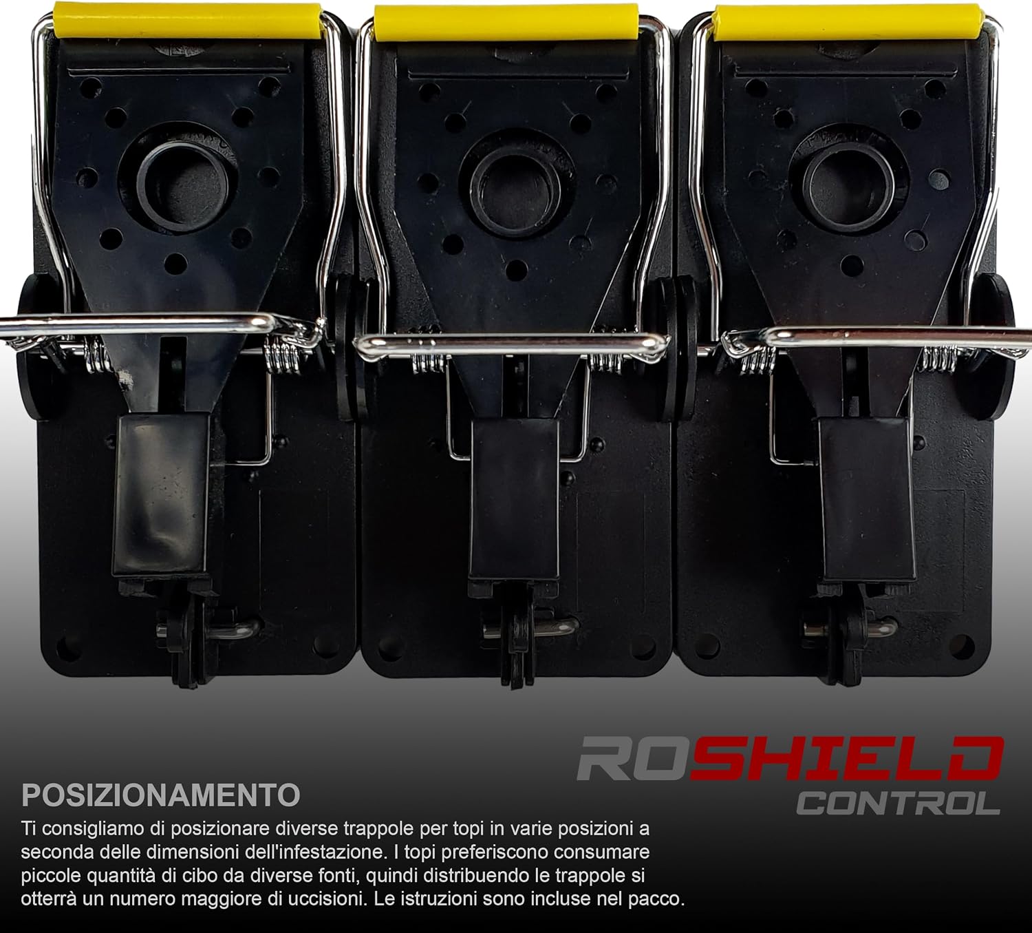 Detalle de Roshield 6 Trappole per Topi: Trappole a Scatto Riutilizzabili e Sicure per Interni ed Esterni
