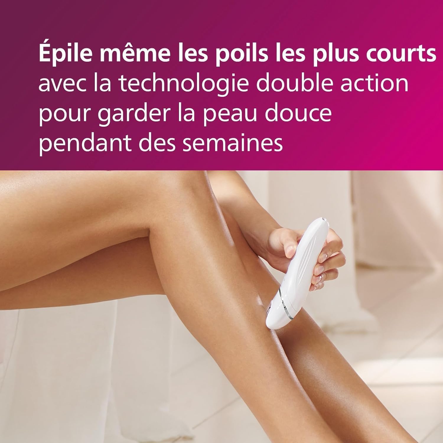 Detalle 2 de Philips Series 8000 Epilateur BRE740/10 32 pinces
