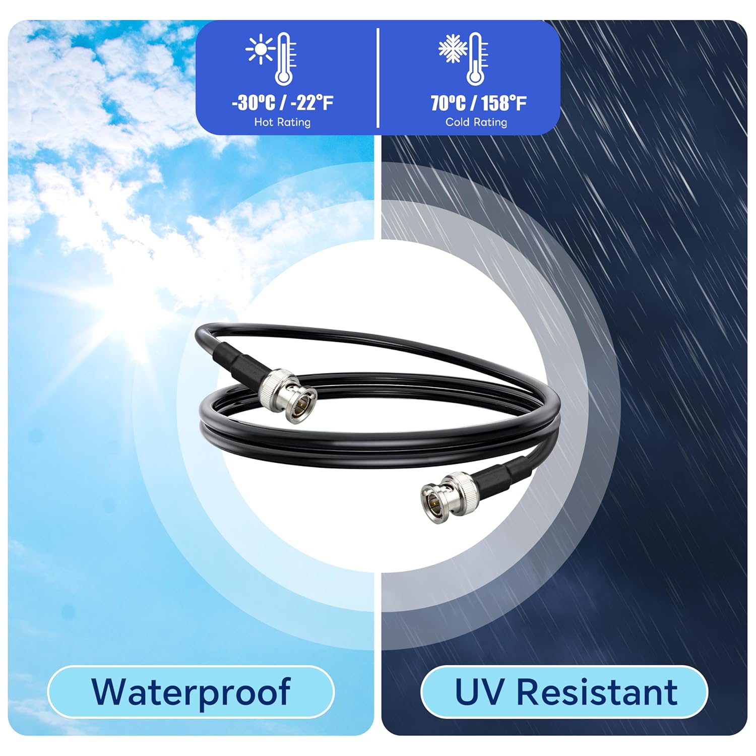 Thumbnail 3 de Boobrie 15M BNC SDI Cable 75 Ohm RG6: A practical 15-metre extension for CCTV and 3G-SDI setups