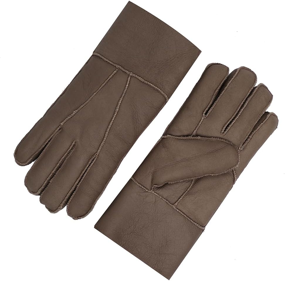 Thumbnail 3 de Gants en cuir pour hommes doublés de fourrure – confort et chaleur durable
