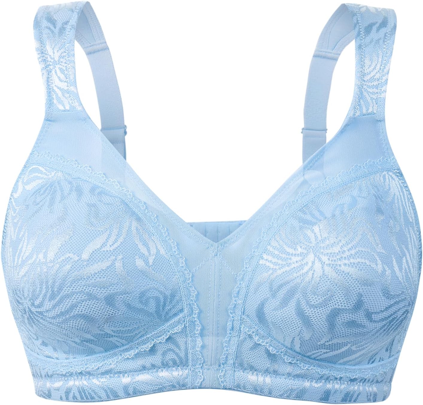 Thumbnail 6 de Wingslove Women's Full Coverage Non Padded Comfort Minimizer Wire-Free Bra Plus Size