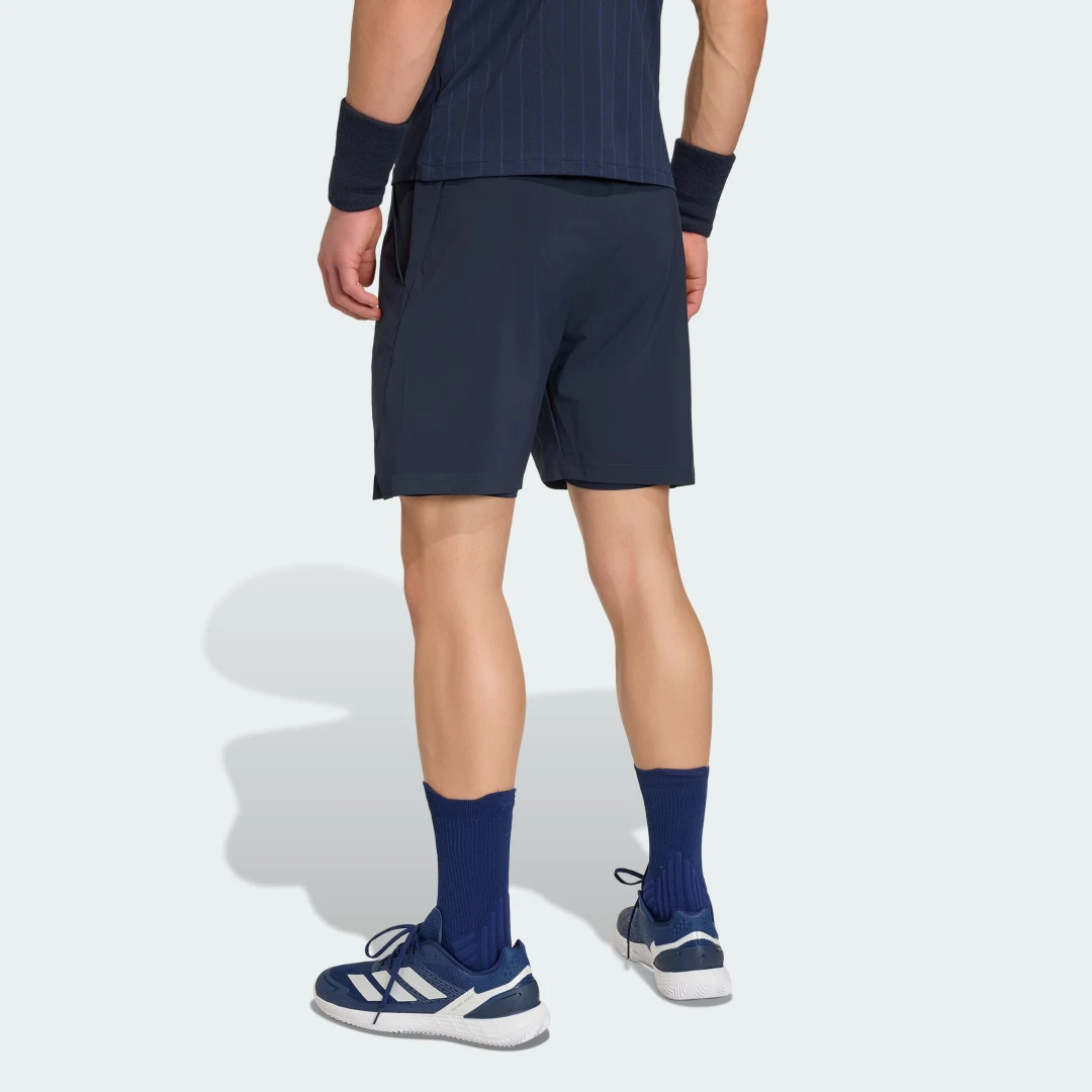 Thumbnail 1 de Conjunto de Pantalón Corto y Mallas de Tenis Climacool de Adidas - color Azul