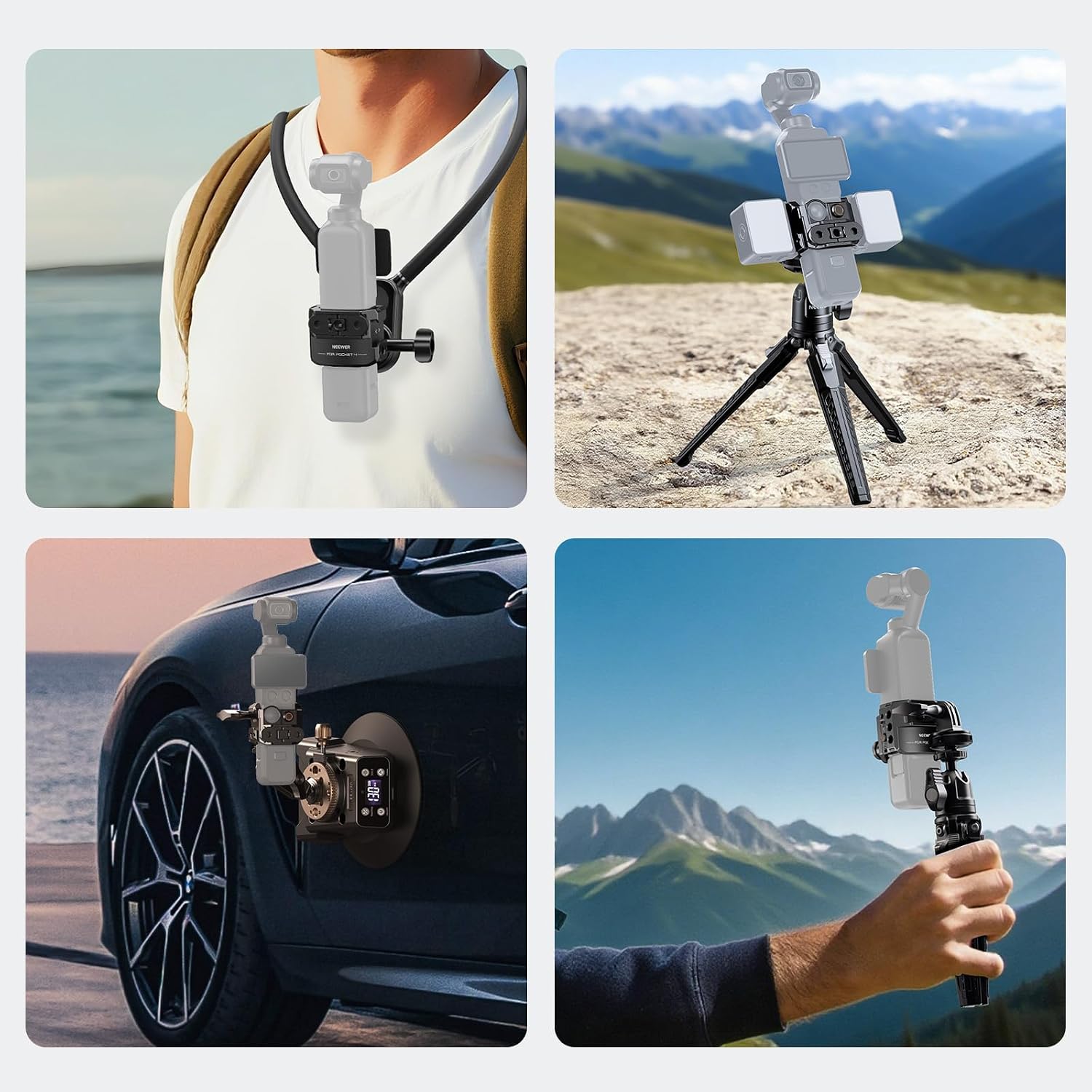 Thumbnail 6 de NEEWER Gimbal Camera Cage for Xtra Muse & DJI Osmo Pocket 4 (AC069)