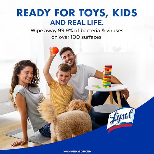Thumbnail 10 de Lysol Disinfecting Wipes, Cleaner, Lemon + Mango + Linen, 80 ct (4 Pack)