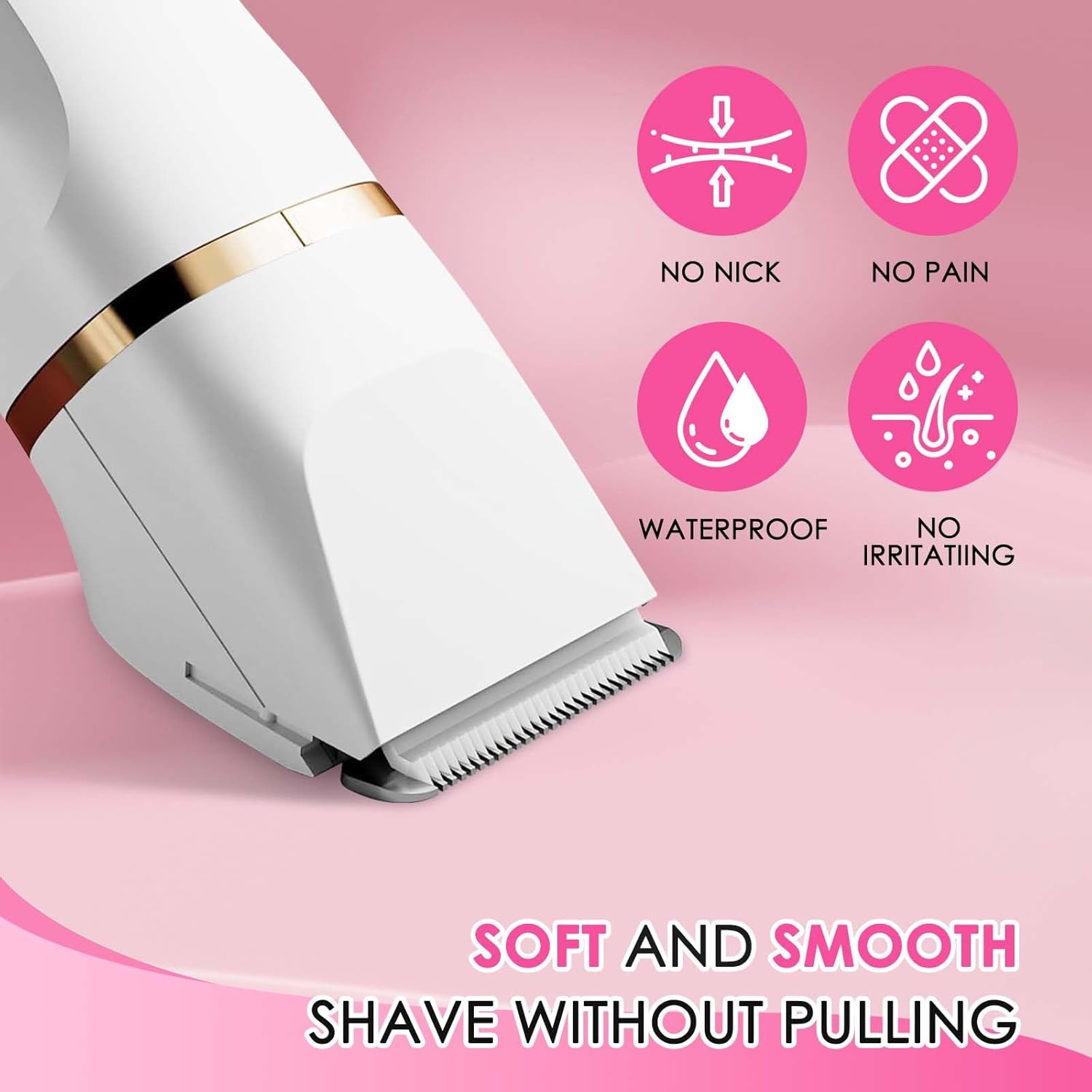 Detalle 2 de MIFXIN New 3‑in‑1 Women’s Electric Shaver 3‑in‑1 🪒