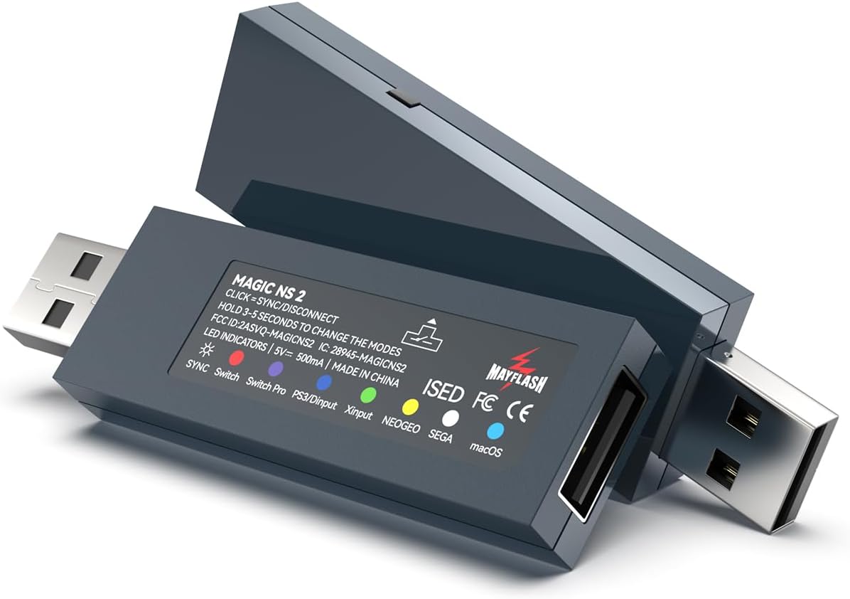 Thumbnail 6 de MAYFLASH Magic NS 2: USB-Adapter für Switch, PC und mehr – kabellos über Bluetooth