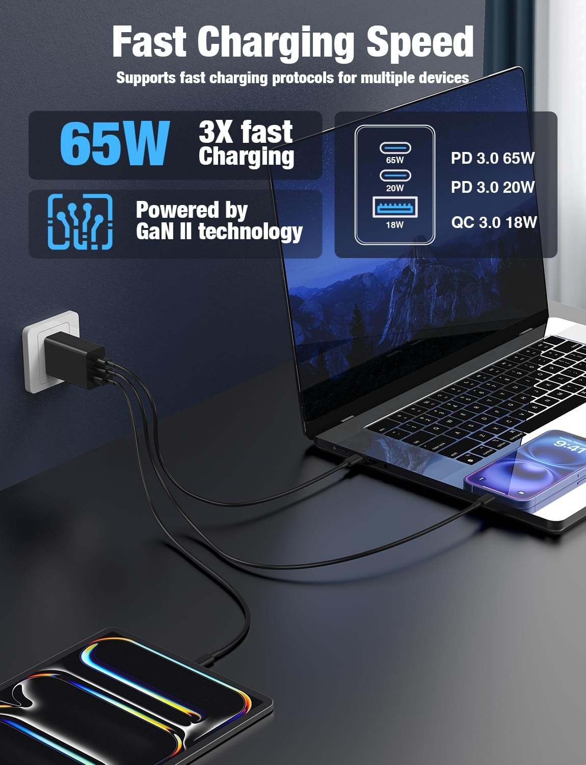 Detalle de USB-C Wall Charger, 85W