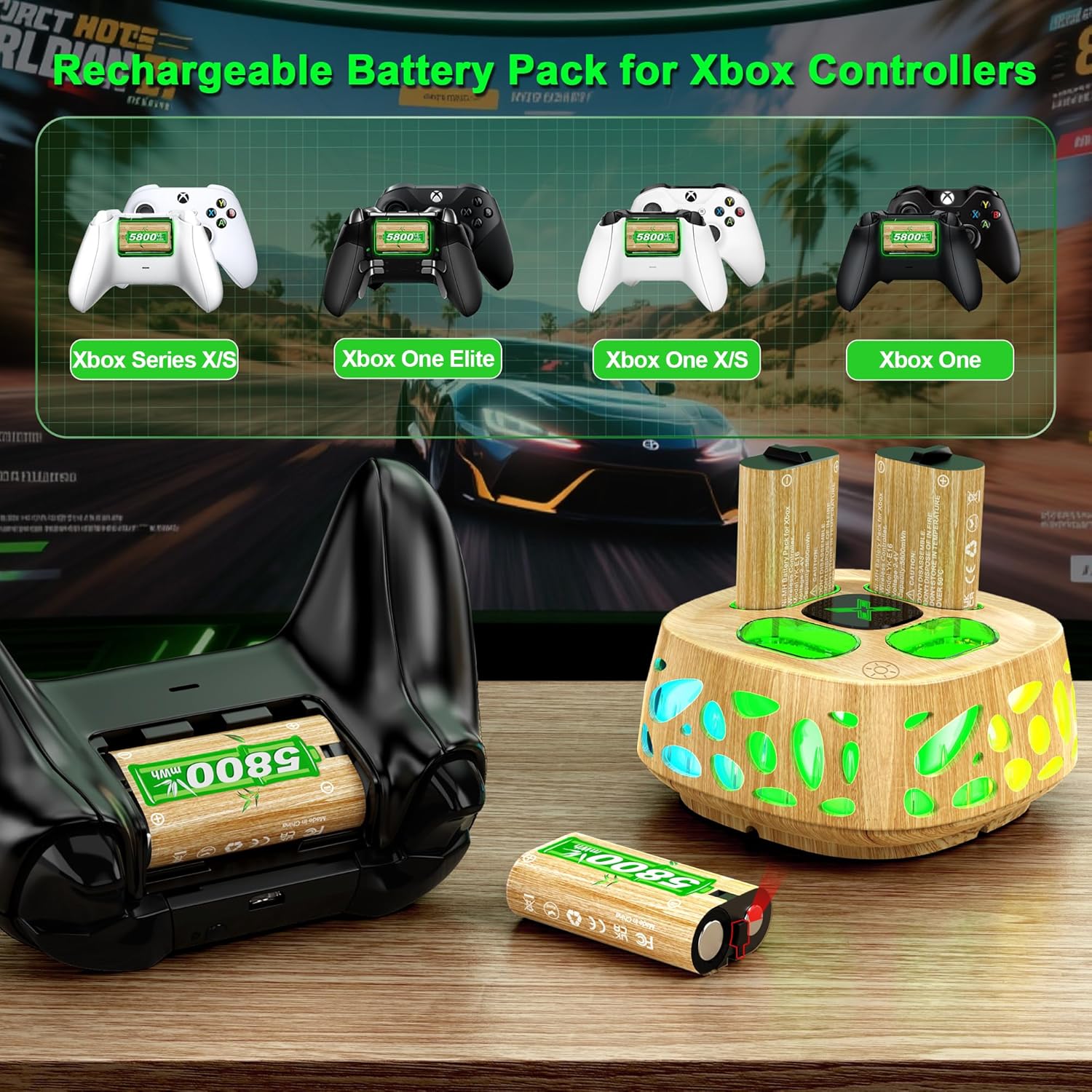 Detalle 2 de Xbox Rechargeable Battery Pack 5800mWh