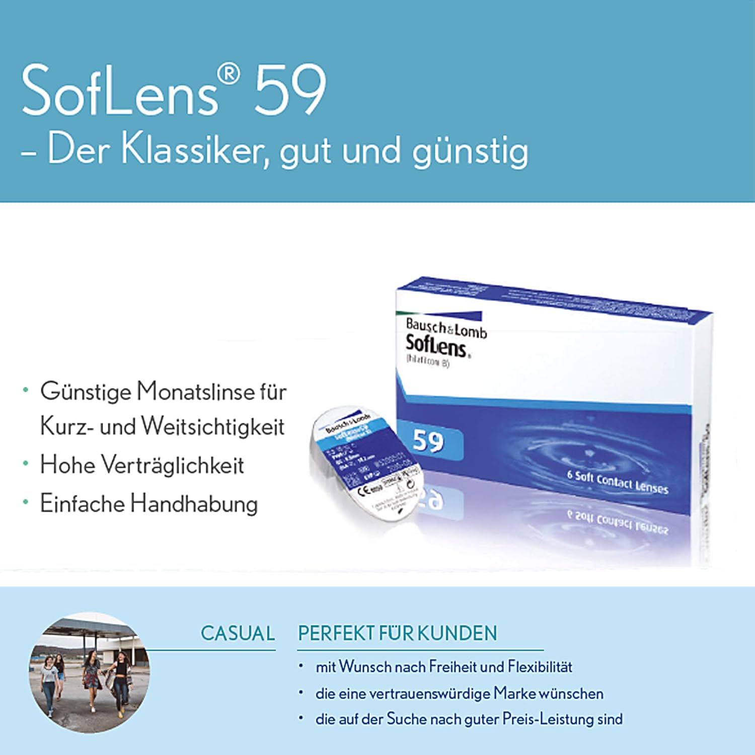 Thumbnail 6 de SofLens 59 BAUSCH + LOMB - Lentillas mensuales