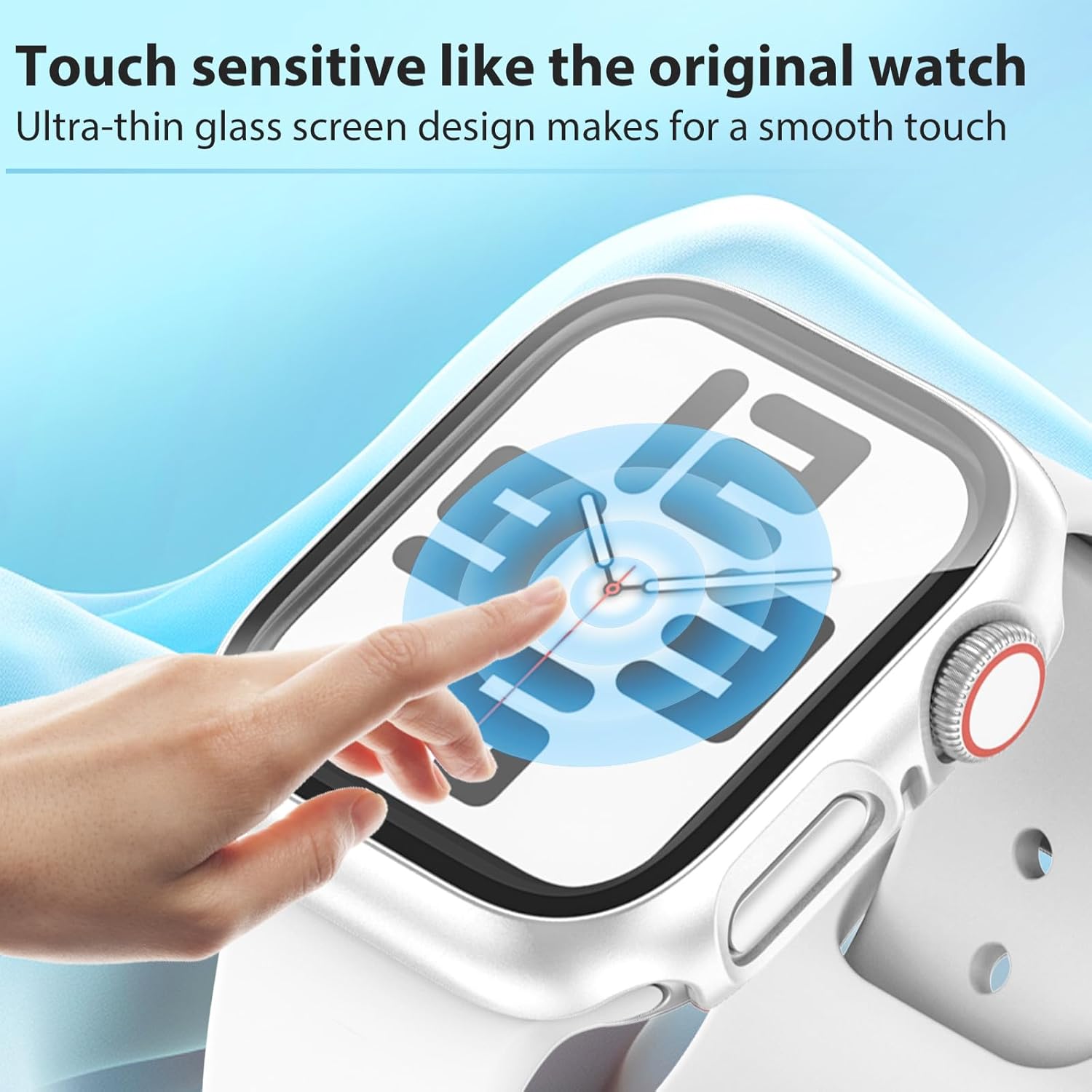 Thumbnail 1 de JDBLHM 6-Pack 41mm Apple Watch Case with Tempered Glass Screen Protector