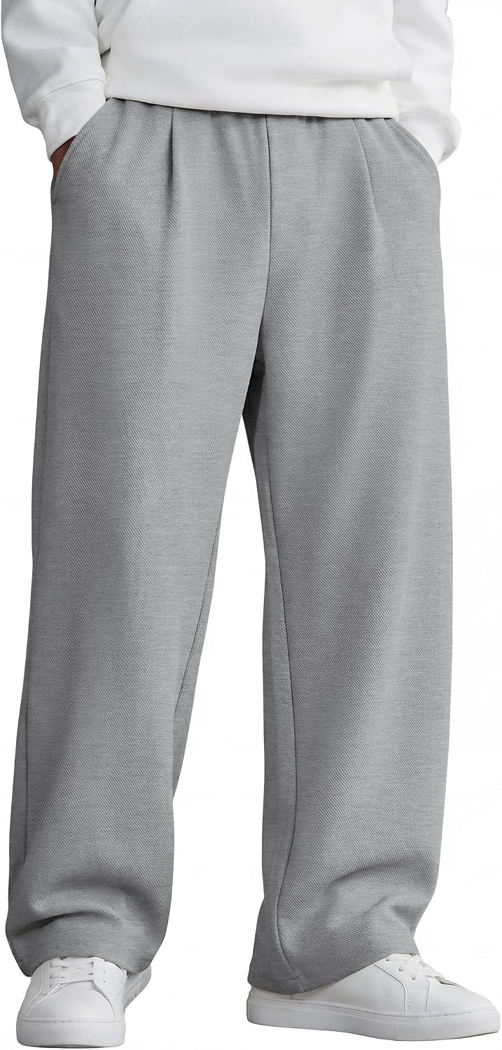 Detalle 2 de COOFANDY Men's Open-Bottom Sweatpants