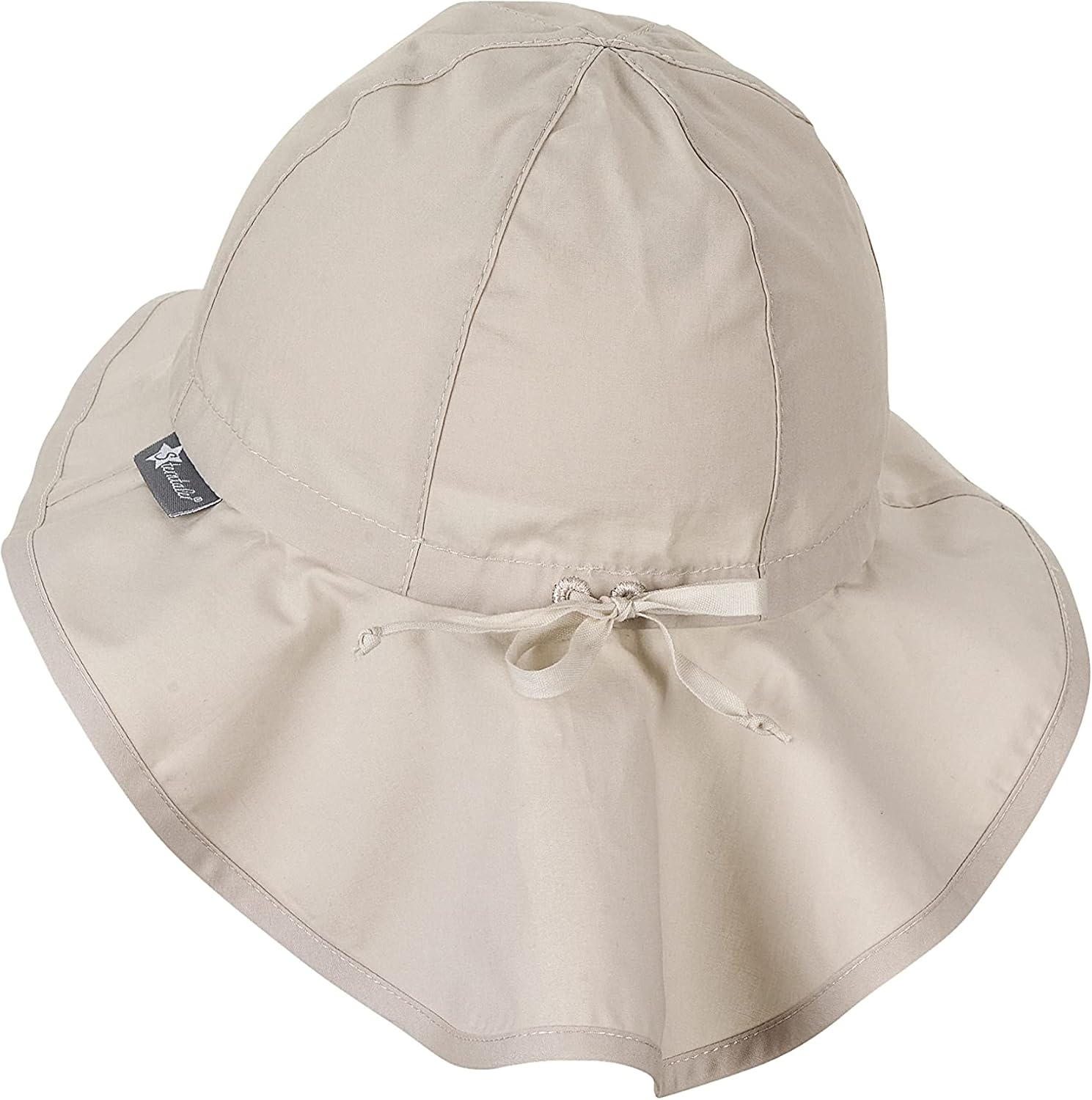 Detalle de Sterntaler Sonnenhut – Unisex Sommerhut mit UV-Schutz 50+, Nackenschutz und Größenregulierung