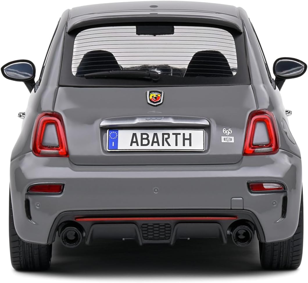 Detalle 2 de Solido 1:18 Fiat 695 Abarth XSR Edition Yamaha Record Grey 2022 – metalowy model