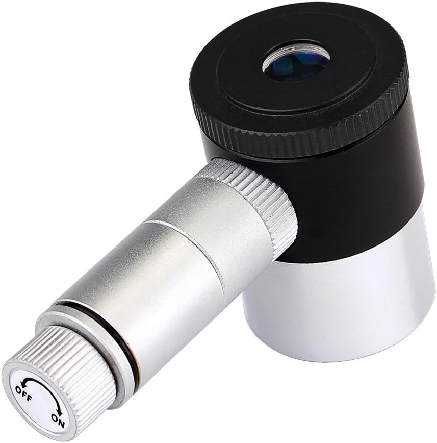 SvBony Oculare 1,25'' Plossl a 4 Elementi con Reticolo LED Illiminato e Campo Visivo 40°