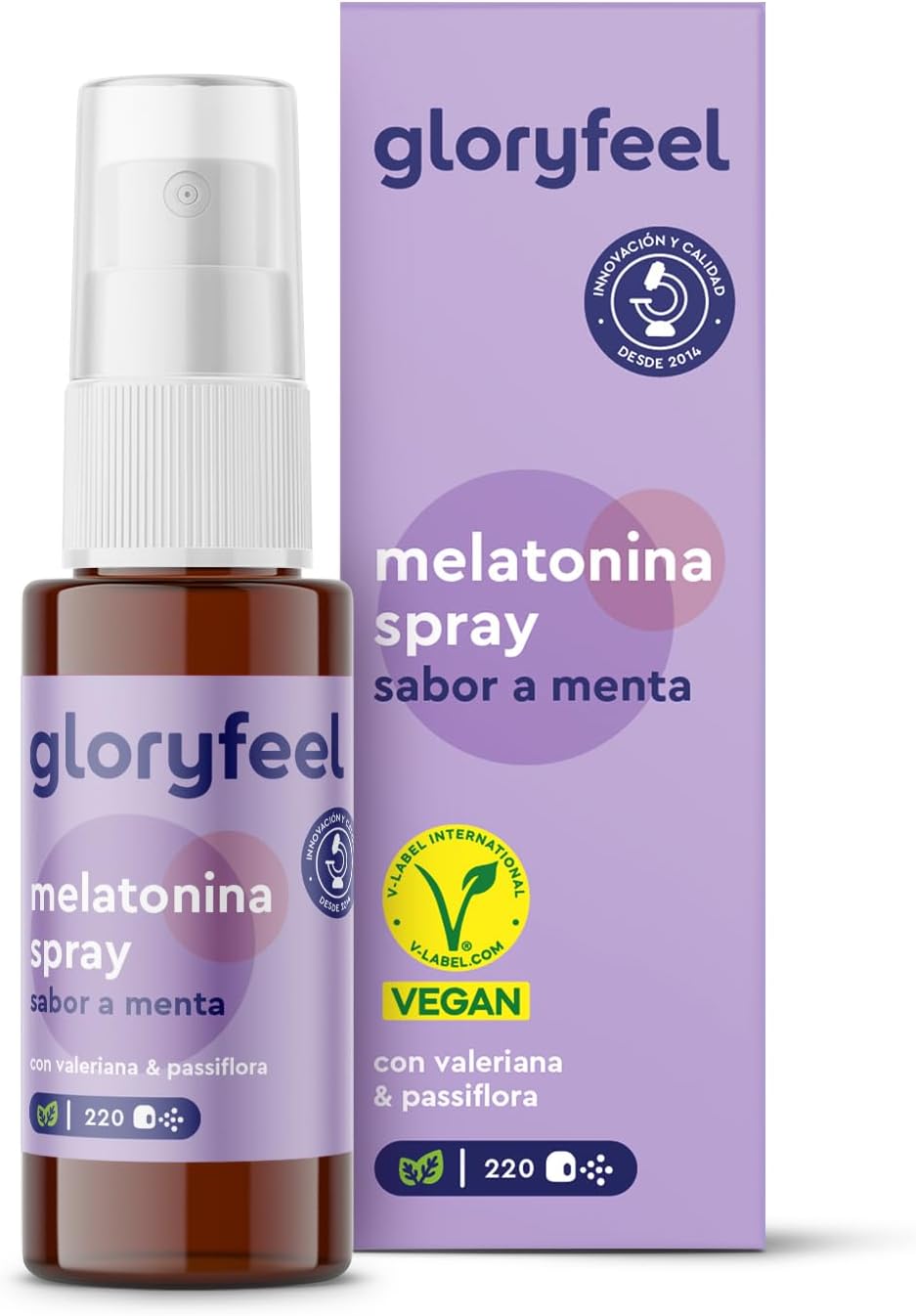 Detalle de Melatonina Spray Menta 1 mg para dormir bien