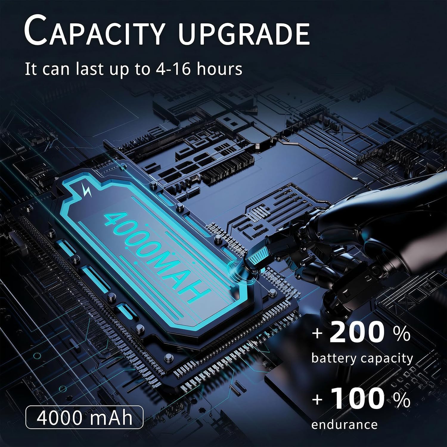 Thumbnail 3 de FrSara Neck Fan (Portable Personal Fan, 4000mAh) – 360° strong wind neck fan in pearl