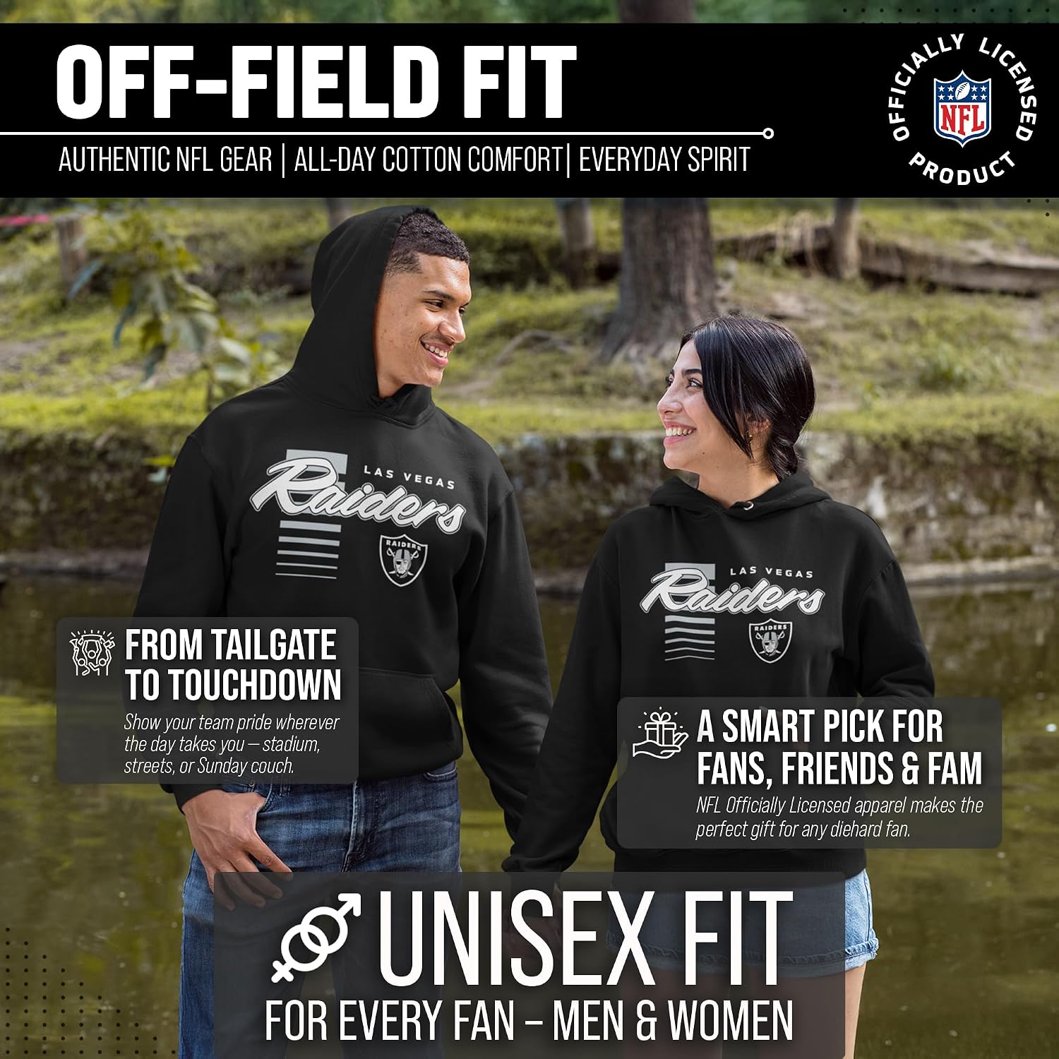 Detalle 2 de Airwaves Fleece Hoodie in Cotton-Poly Fleece