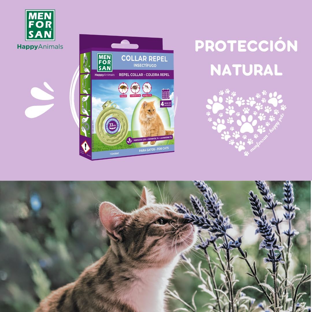 Thumbnail 6 de Collier Men for San Répulsif d'insectes Chat (30 cm) - repellente naturale per gatti