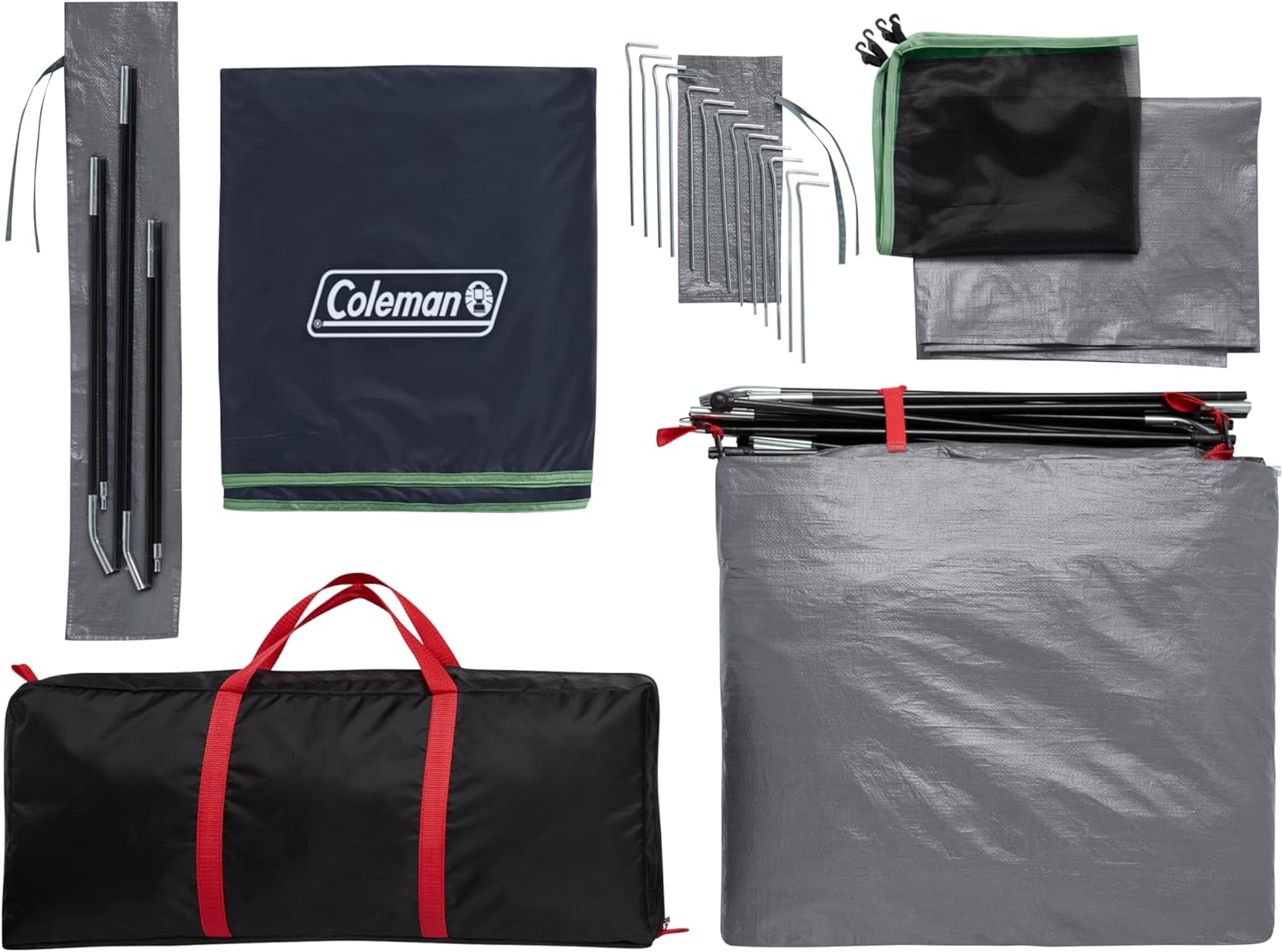 Thumbnail 6 de Coleman Skydome Tent (5-Minute Setup) 2/4/6/8-Person Weatherproof with Rainfly & Carry Bag
