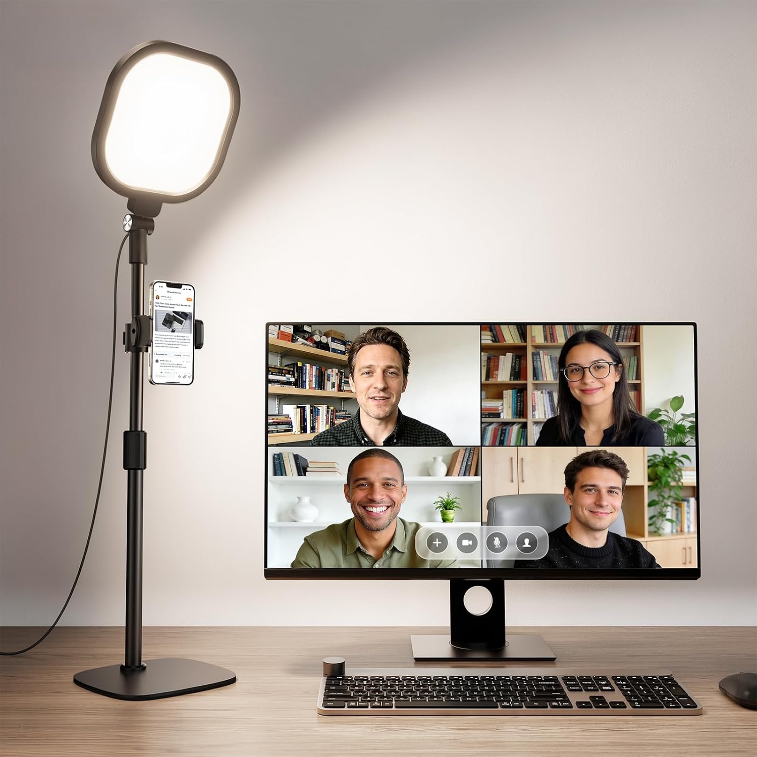 Detalle de Zoom Lighting for Computer 30-Mode Desk Ring Light