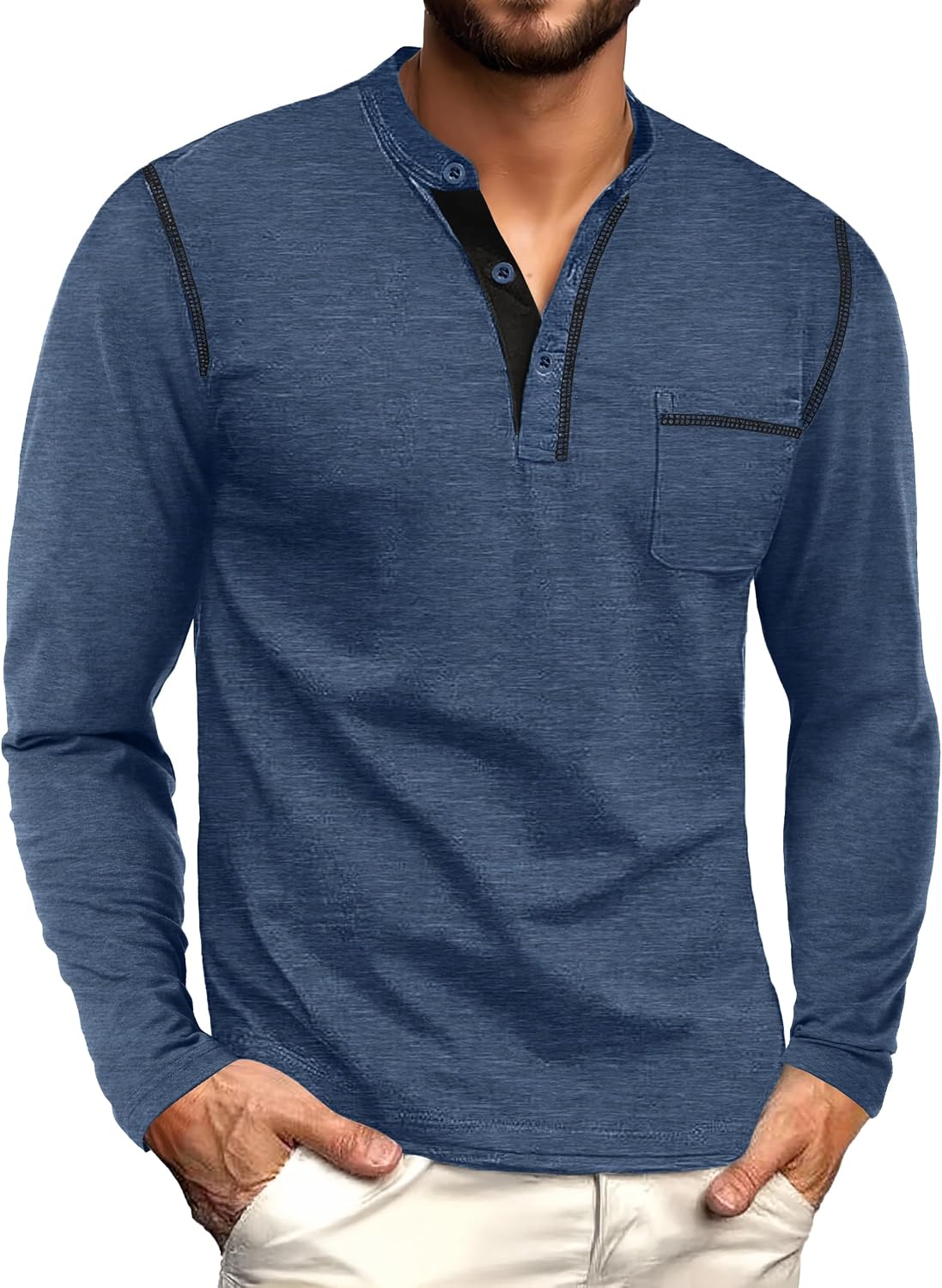 Detalle 1 de Sailwind Henley Long Sleeve Shirt