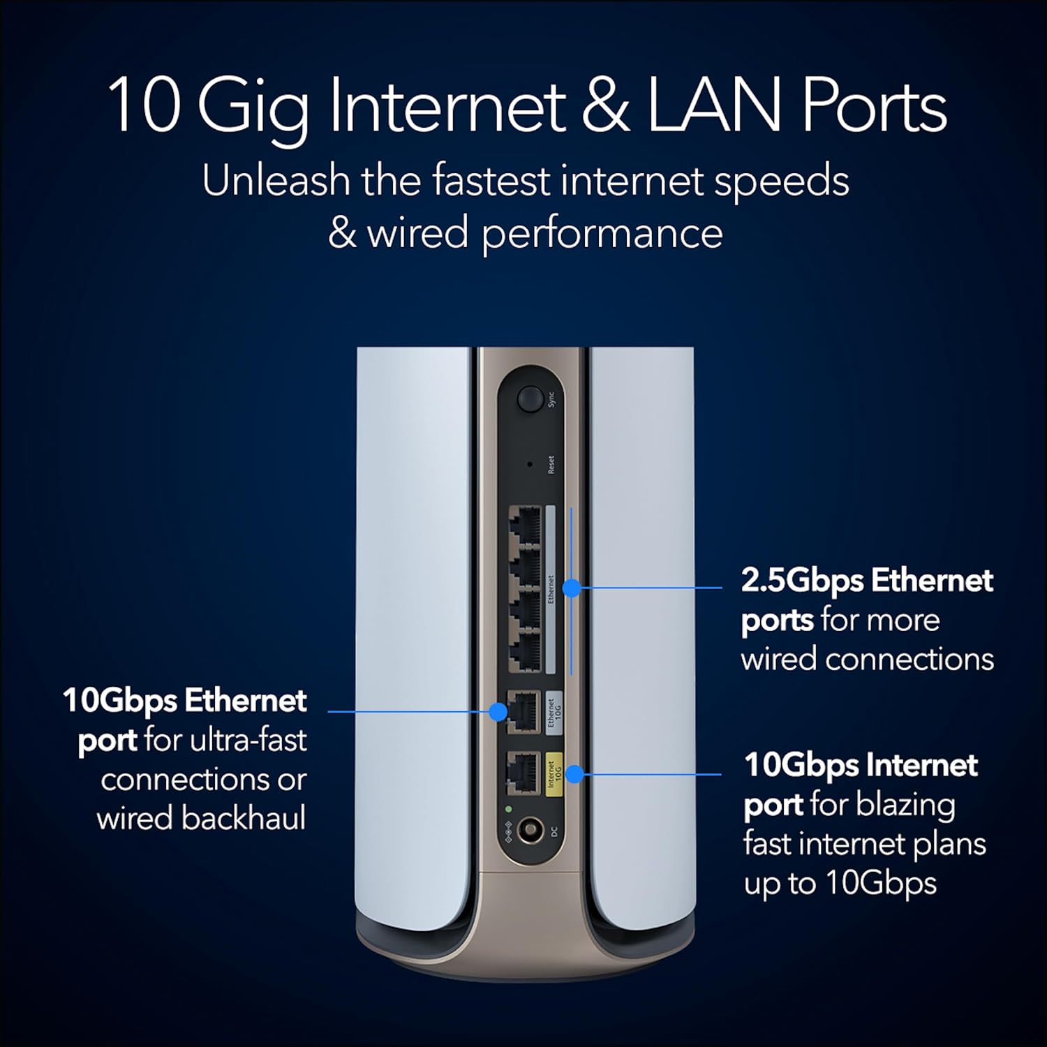 Thumbnail 4 de NETGEAR Orbi 970 Series WiFi 7 Mesh 27Gbps