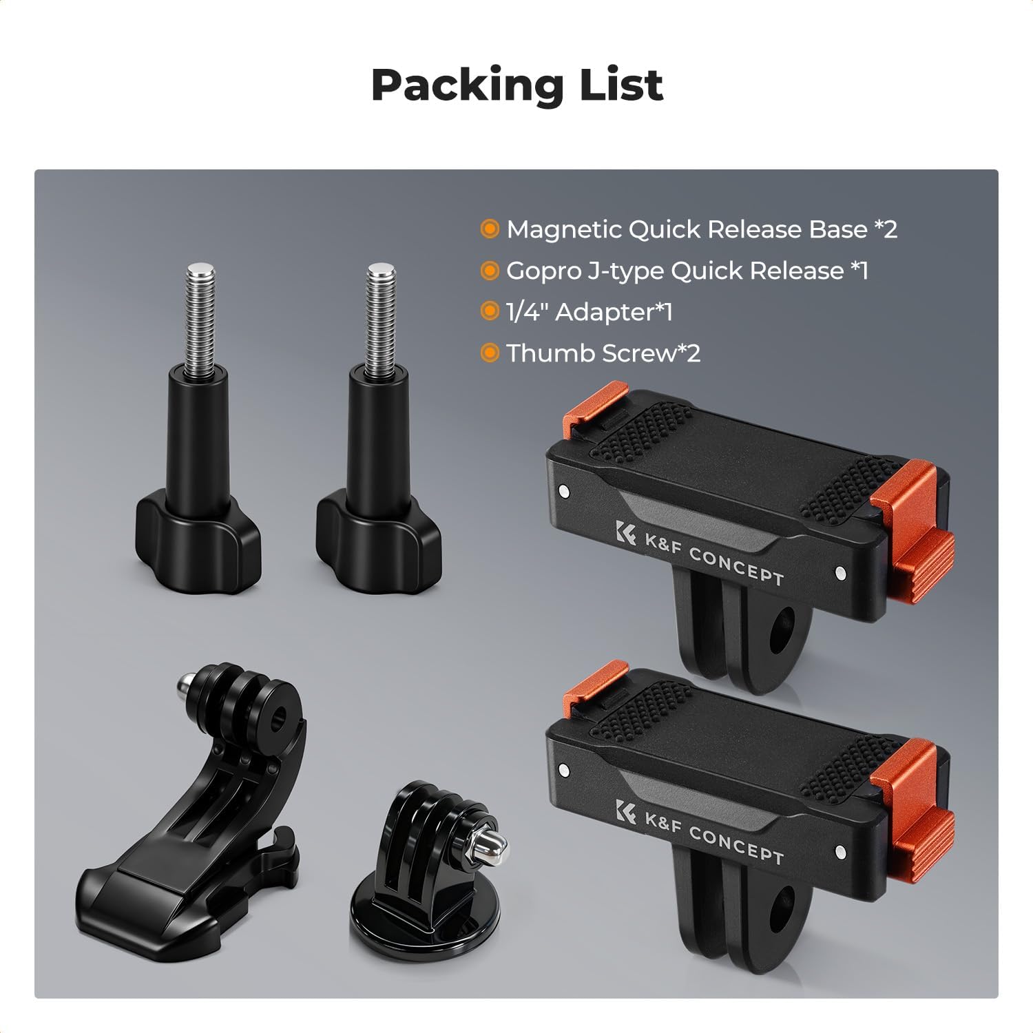 Thumbnail 6 de K&F Concept 2-Pack Magnetic Adapter Mount for DJI Osmo Nano/Osmo Action 6