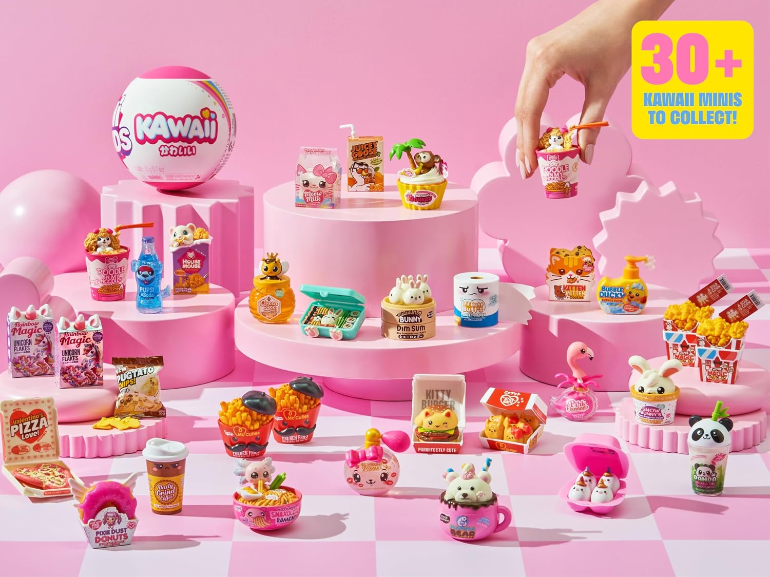 Detalle de Mini Brands Kawaii Capsule Serie 2 – mini collezionabili a sorpresa con tema giapponese