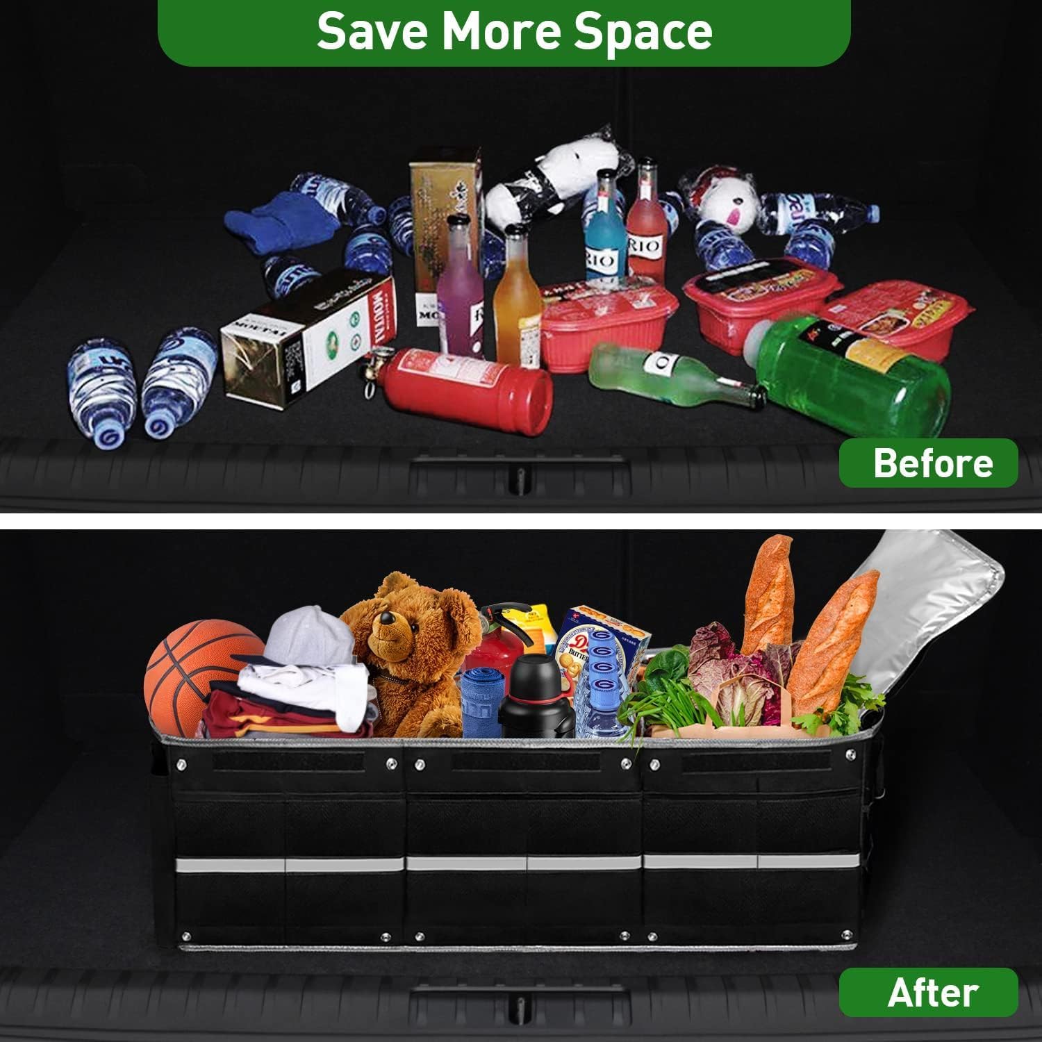 Thumbnail 5 de Snuopfy 115L Trunk Organizer with Cooler Bag