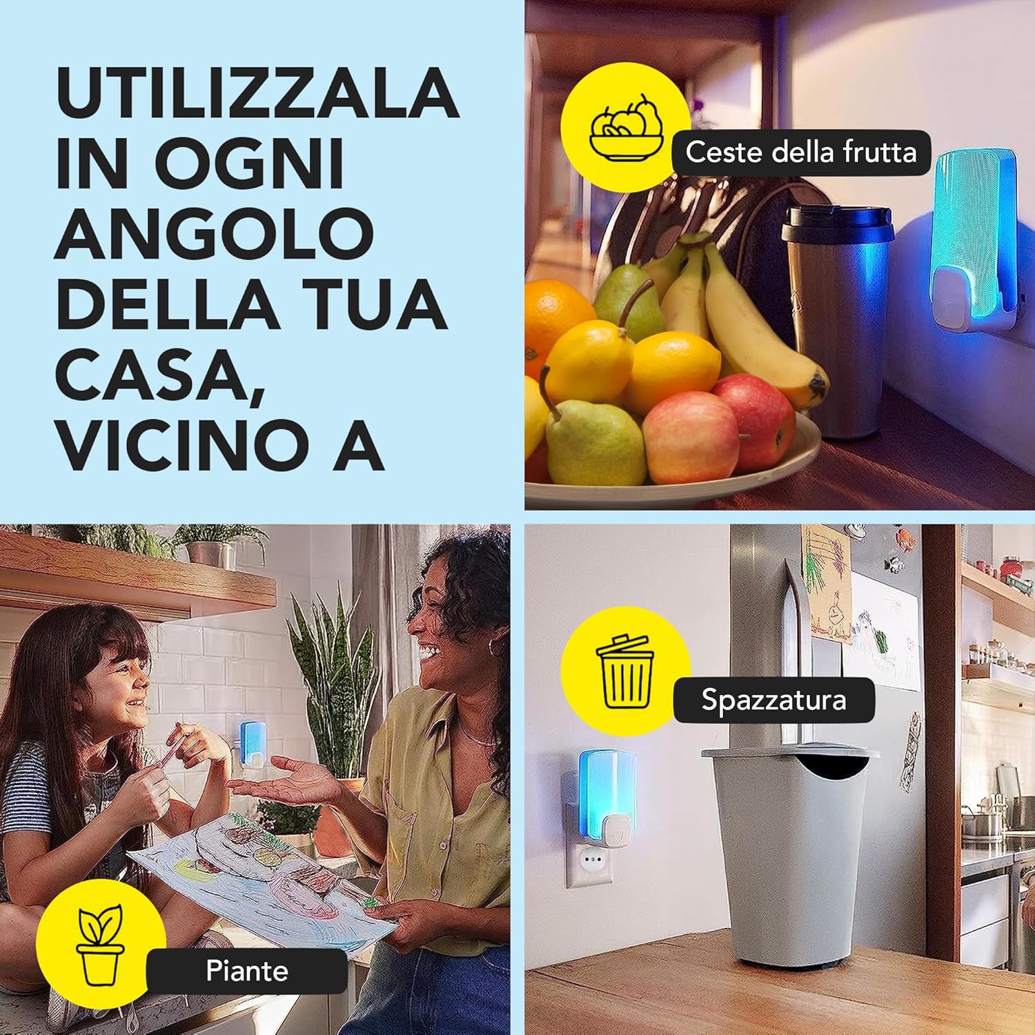 Thumbnail 5 de Raid Essentials Trappola per insetti volanti con base e ricarica 24/7 senza insetticida