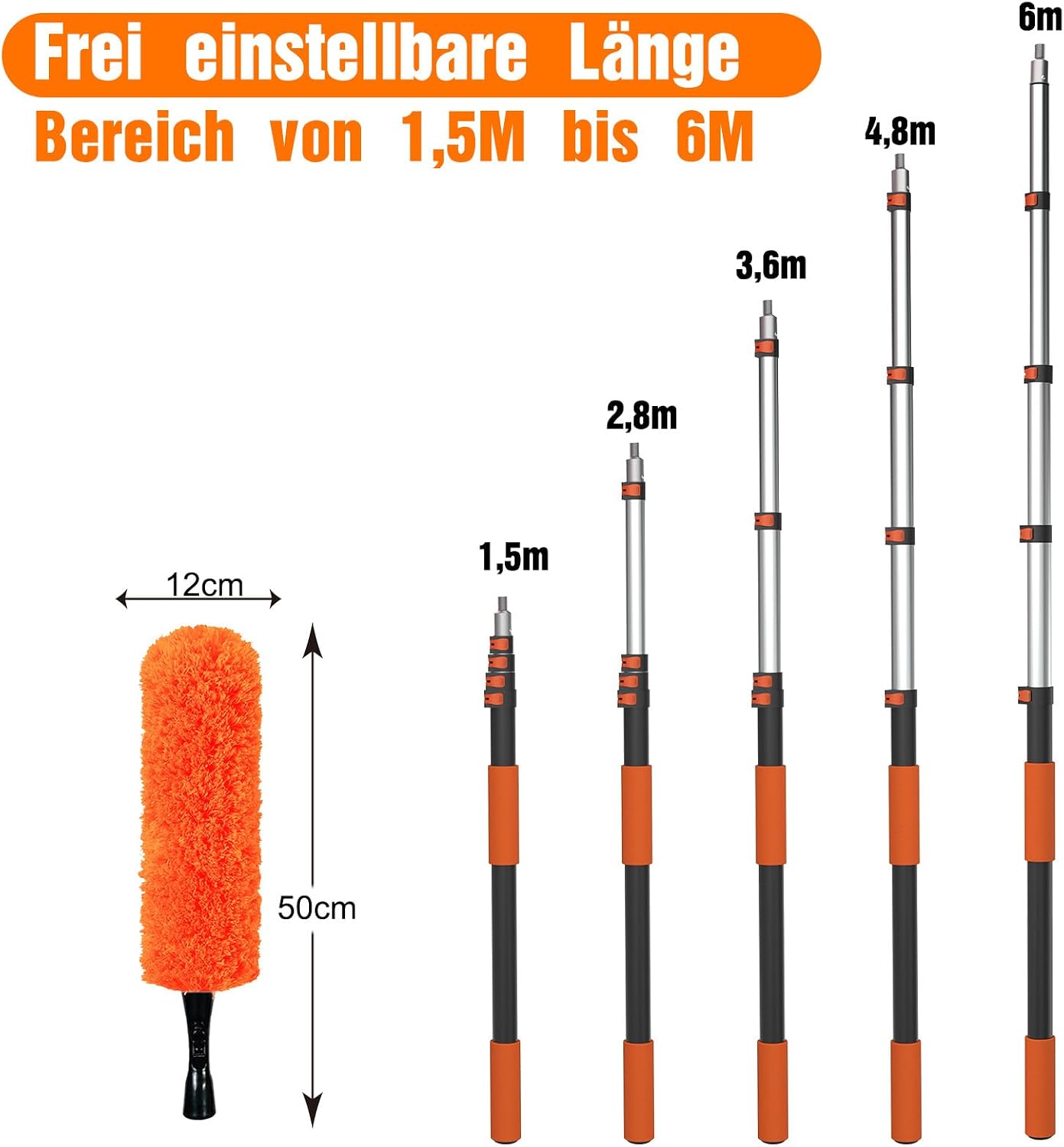 Thumbnail 4 de LAANPOLE 6M Teleskop-Staubwedel 6 m