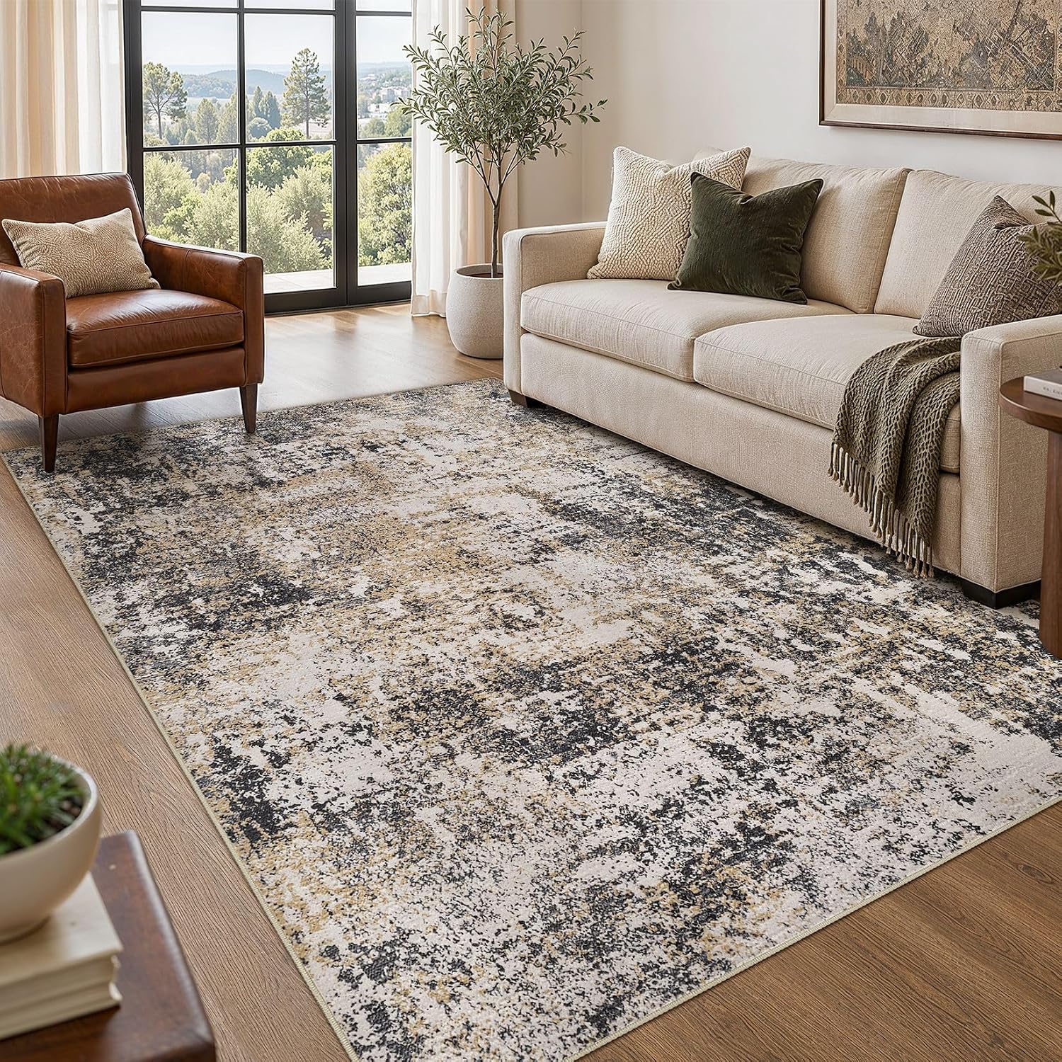 Detalle de Nakagishi 8x10 Washable Boho Area Rug