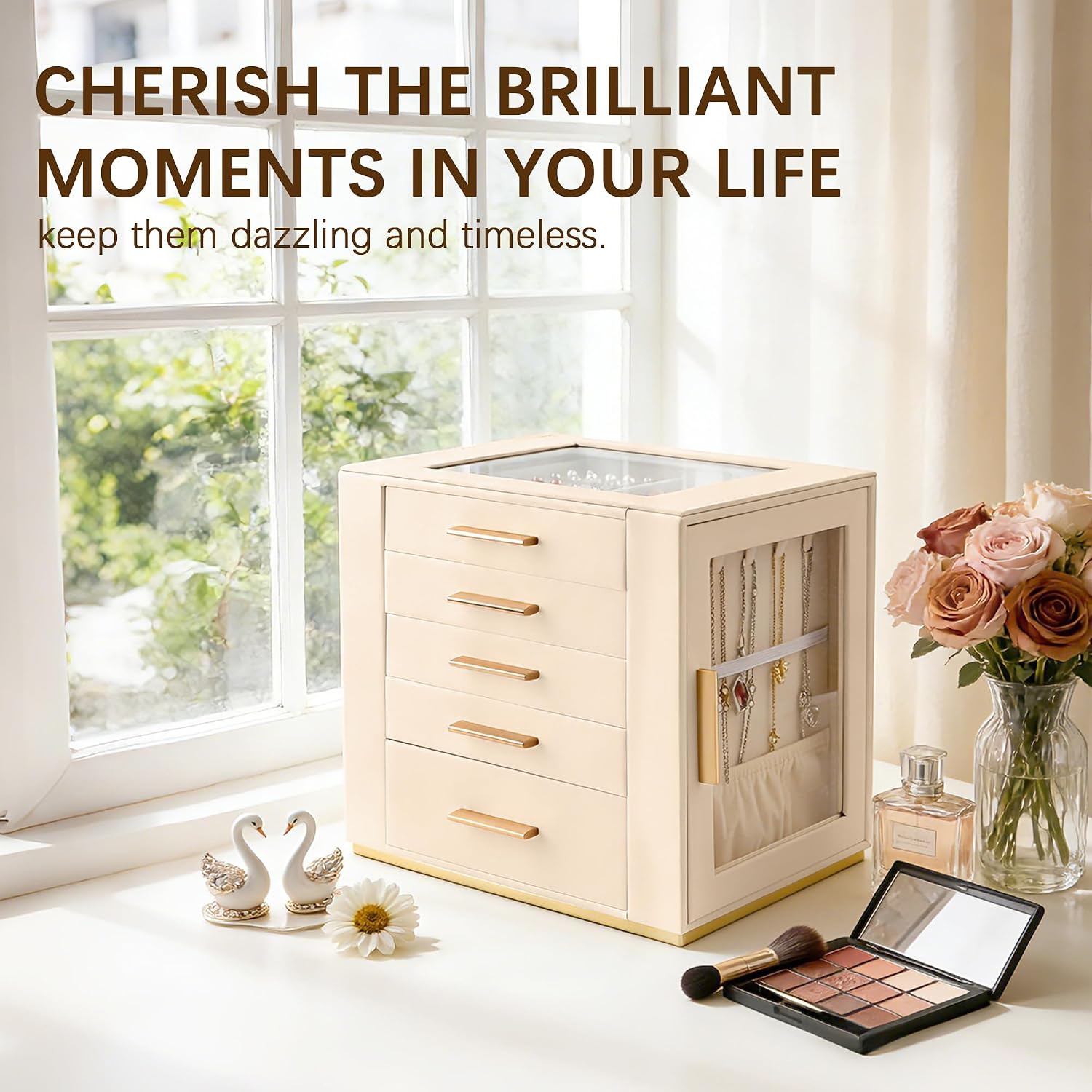 Thumbnail 6 de Homeanda Large Jewellery Organiser Box for Women