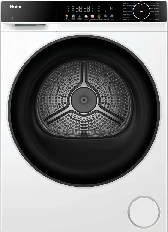 Detalle 2 de Haier HD90-C657U1 Trockner – 9 kg mit Smart AI Automatikprogramm und I-Refresh