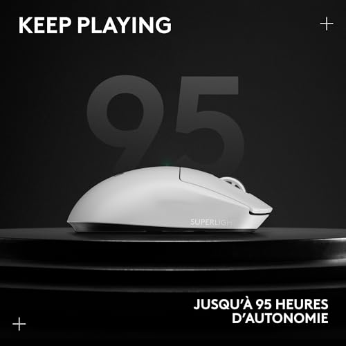 Thumbnail 12 de Logitech G PRO X SUPERLIGHT 2 — Souris gaming sans fil 60 g, HERO 2, 44 000 DPI, 8 kHz, USB-C