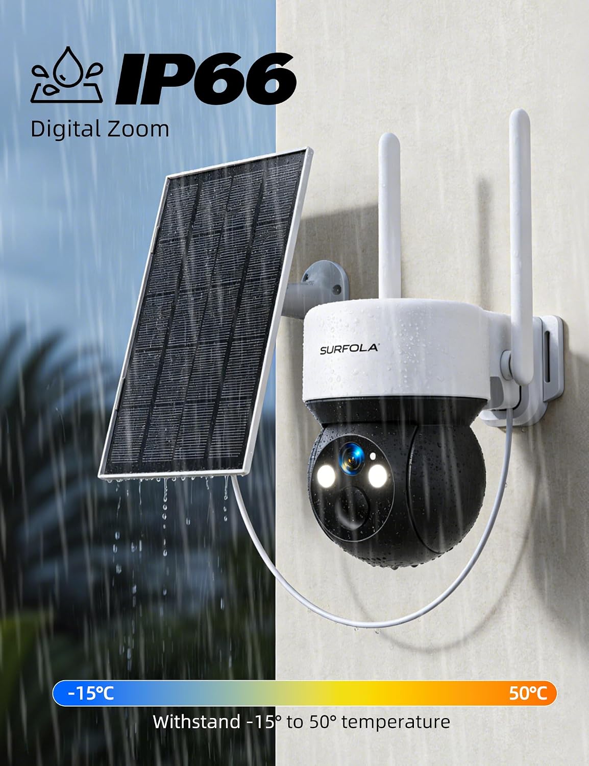 Thumbnail 6 de Surfola SC02-WB 4G Outdoor Camera with Solar Power and 2.5K Video