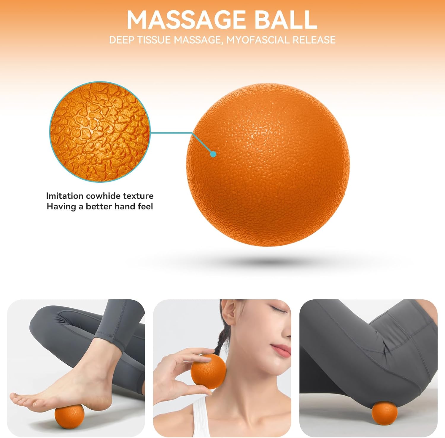 Detalle 2 de Krightlink 2211 5-in-1 Foam Roller Set with Massage Ball and Stretching Strap