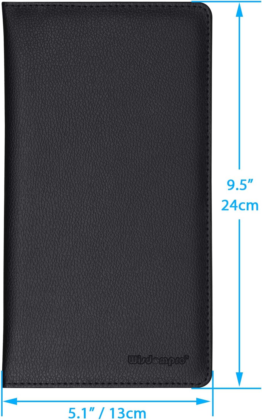 Detalle de Wisdompro Car Document Holder Organiser: PU Leather Wallet for Insurance, Registration & ID Cards