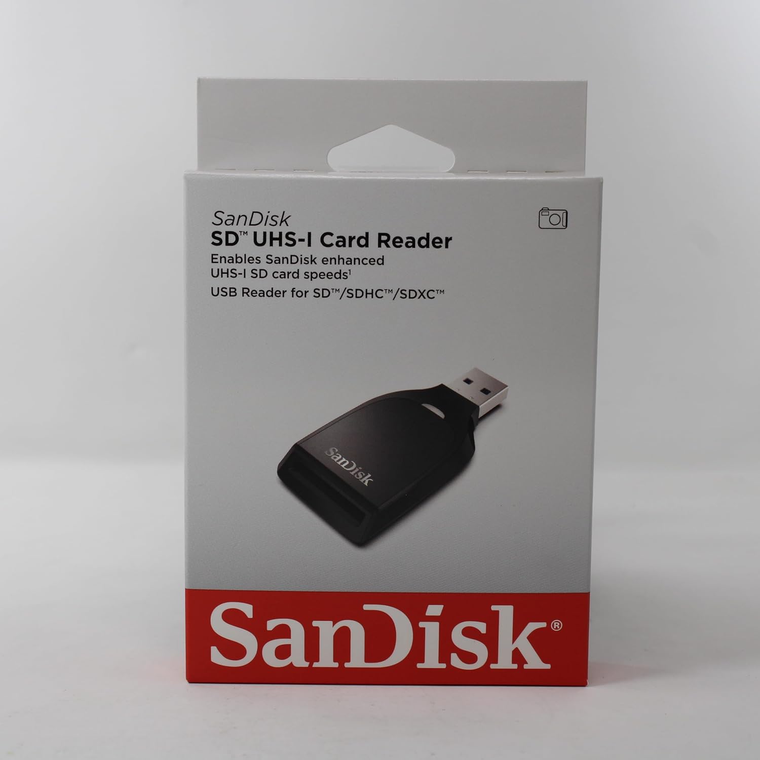 Detalle 2 de SanDisk SD UHS-I Card Reader (Black) – schneller USB-3.0 Kartenleser für SD/SDHC