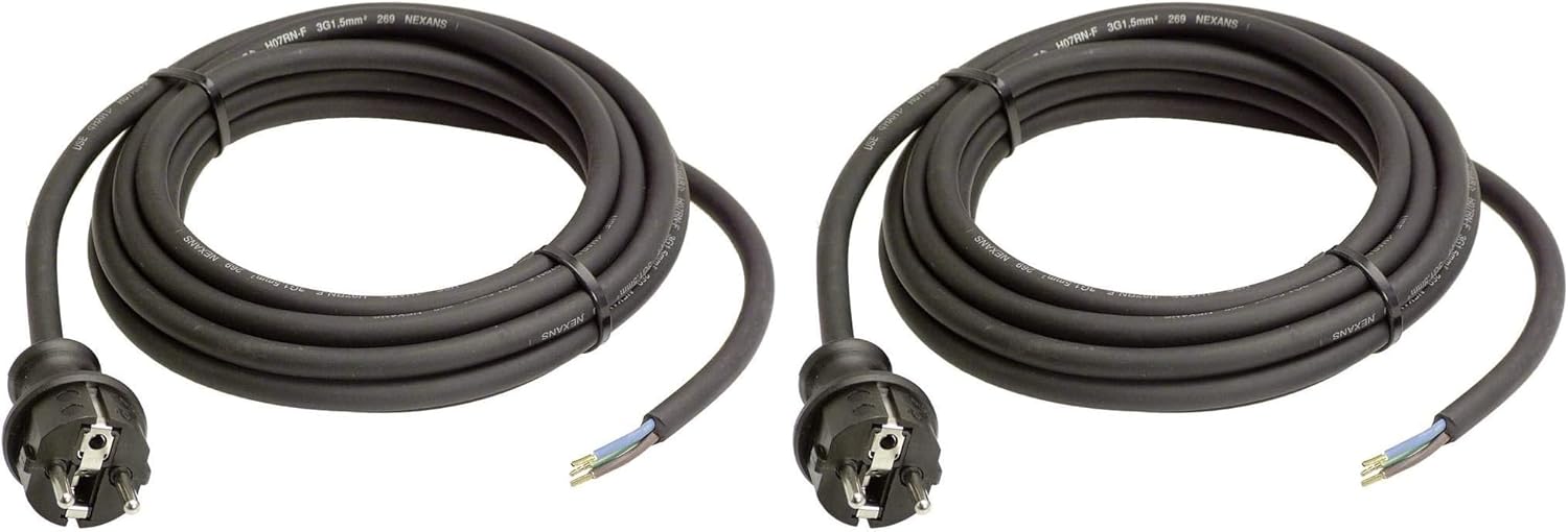 Thumbnail 5 de as - Schwabe Gummi-Anschlussleitung, 10 m H07RN-F 3G1,5 mit Schutzkontaktstecker, IP44, schwarz