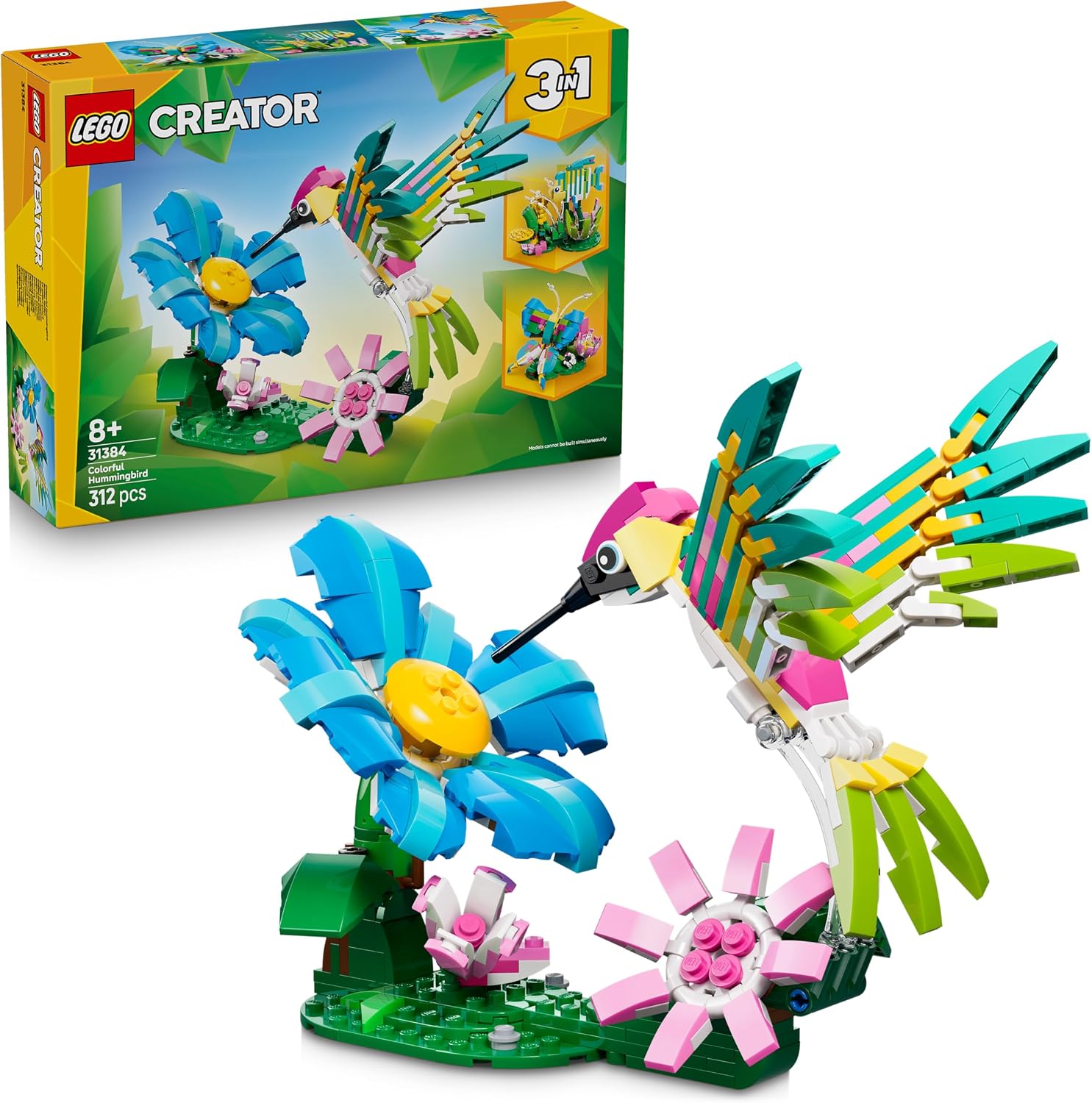 Detalle de LEGO 31384 Colourful Hummingbird toy