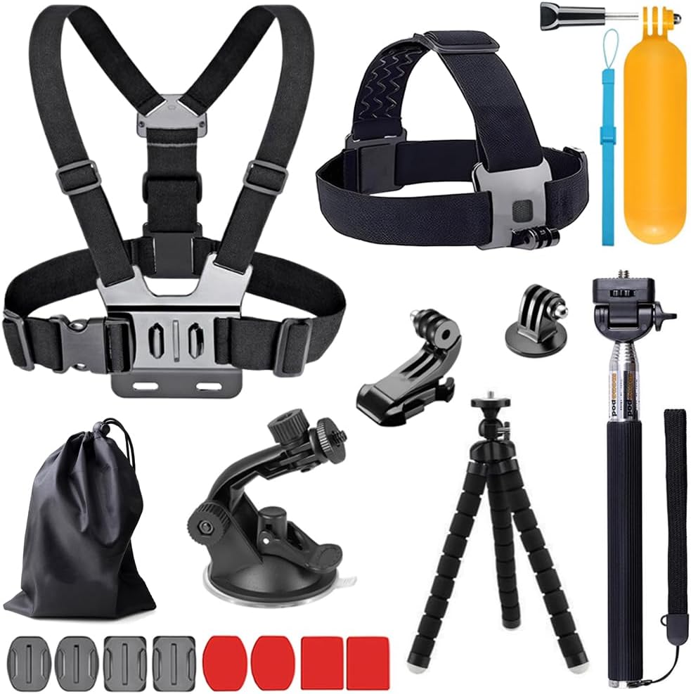 Detalle de YEHOLDING 13 in 1 GoPro Accessory Kit