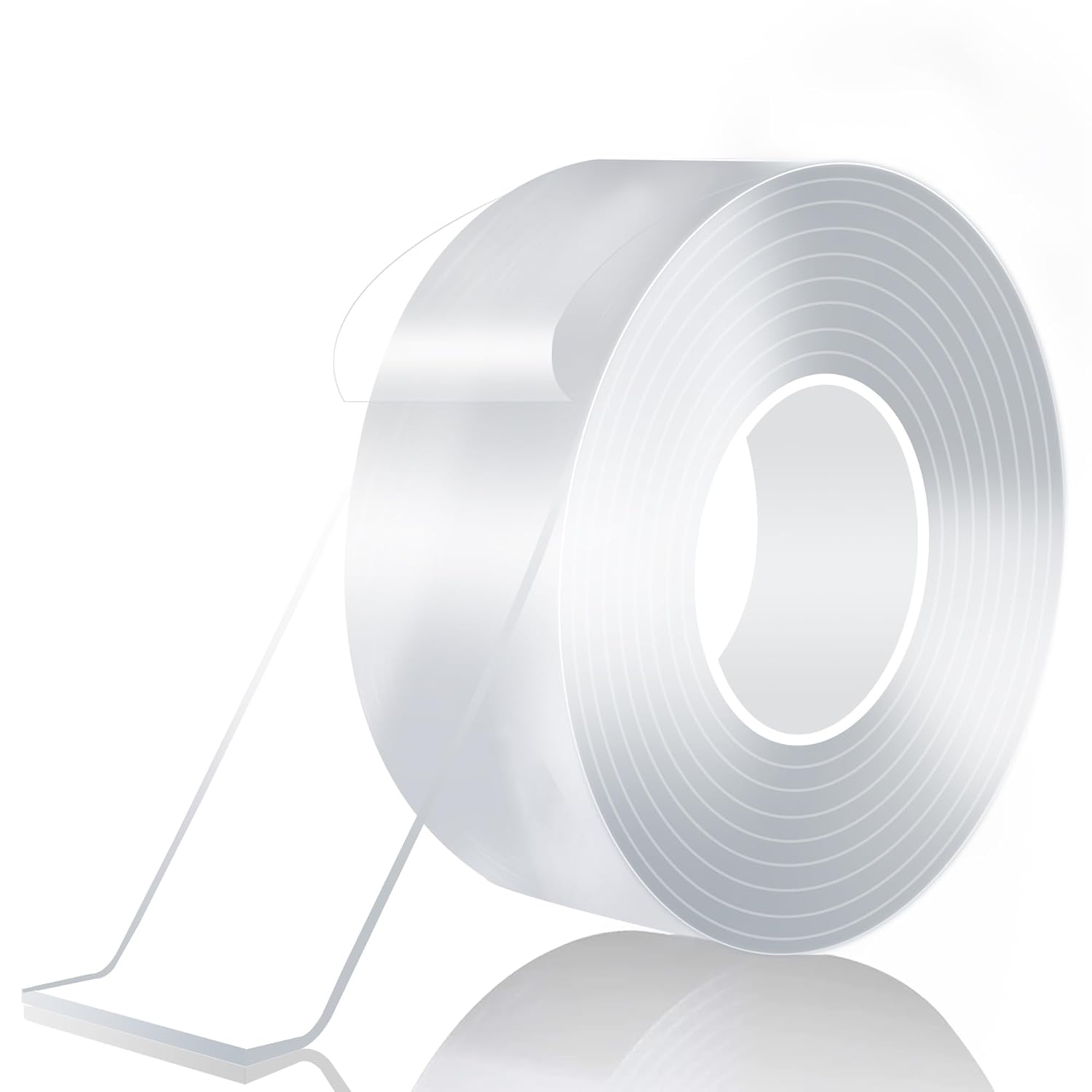 Taiyeestar 5 m doppelseitiges Klebeband Extra Stark transparent (30 mm breit, 1 mm dick) – ablösbar ohne Rückstände