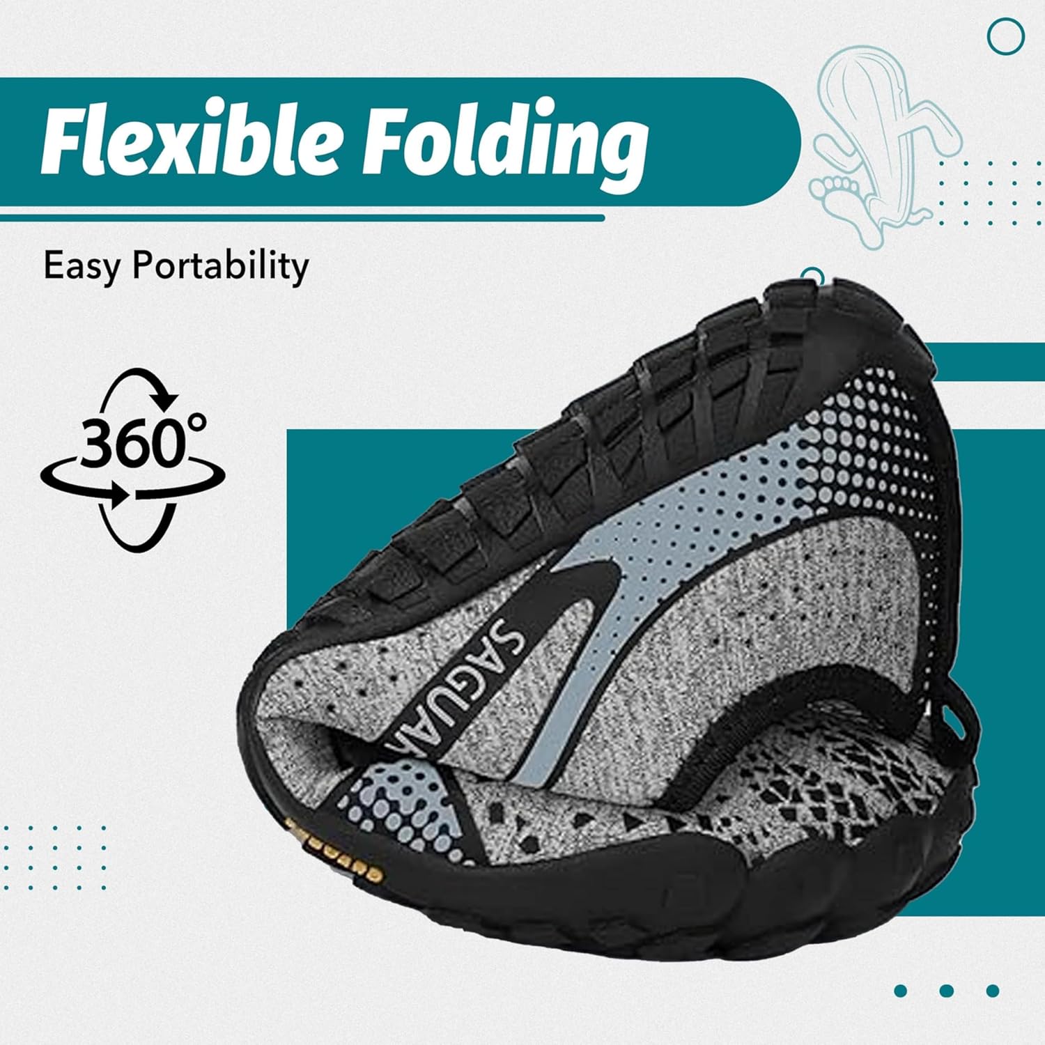 Thumbnail 5 de SAGUARO Chaussures de Trail Minimalistes Barefoot – Large boîte à orteils, semelle antidérapante