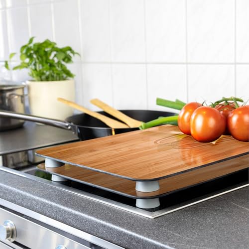 Thumbnail 7 de WENKO Placas protectoras para cocina Mod Almuerzo (30 x 52 cm) – juego de 2, altura ajustable, multifuncionales
