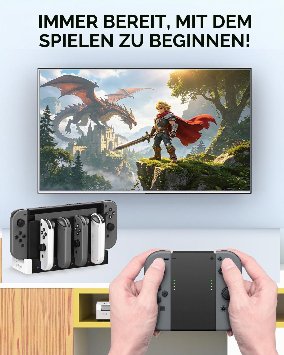 Thumbnail 6 de FYOUNG Ladestation für Joy-Con 4er